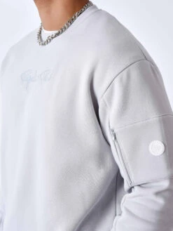 Sweat Col Rond Technique -Monsieur Chic Soldes Boutique 2422048 2