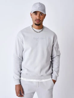 Sweat Col Rond Technique -Monsieur Chic Soldes Boutique 2422048 4
