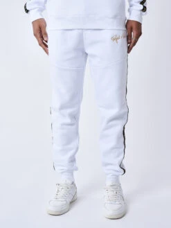 Bas De Jogging à Bande Brodé 9 Bas De Jogging à Bande Brodé -Monsieur Chic Soldes Boutique bas de jogging a bande brode 2