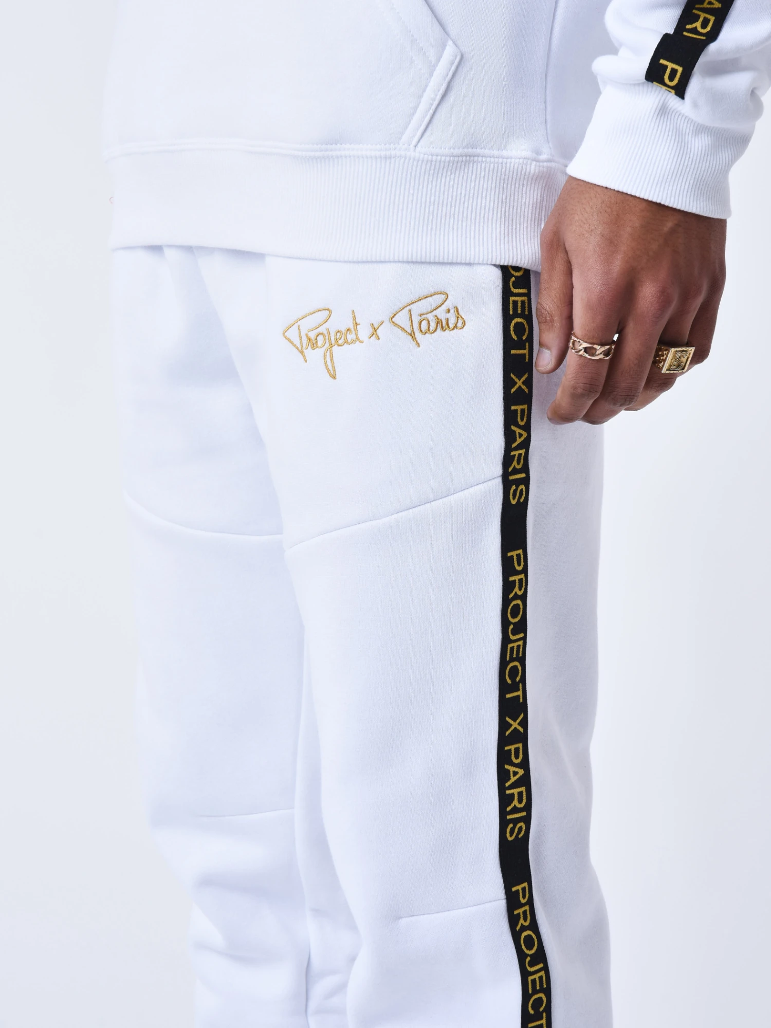 Bas De Jogging à Bande Brodé 6 Bas De Jogging à Bande Brodé – Image 4