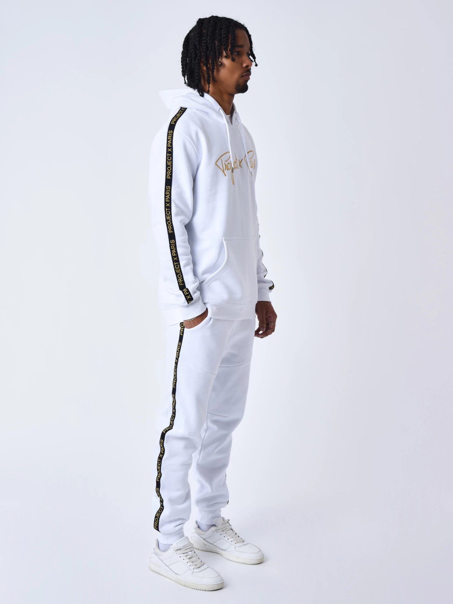 Bas De Jogging à Bande Brodé 3 Bas De Jogging à Bande Brodé