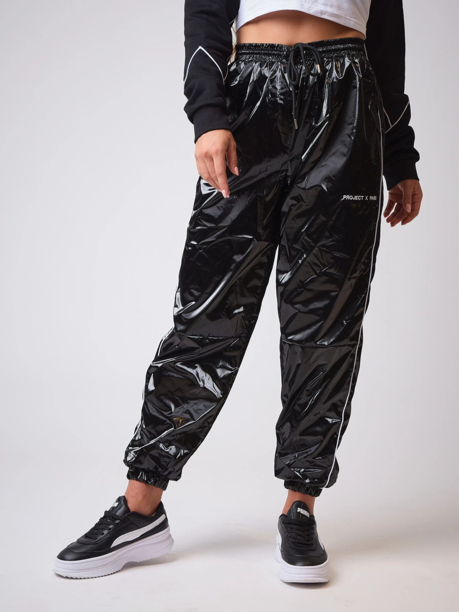 Bas De Jogging Effet Vinyle 5 Bas De Jogging Effet Vinyle – Image 3