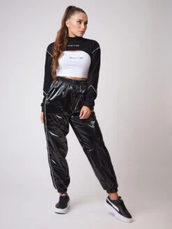 Bas De Jogging Effet Vinyle