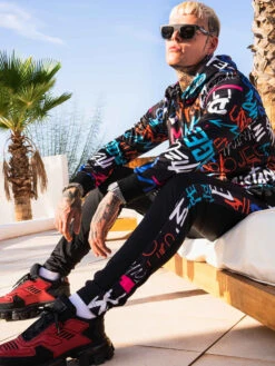 Bas De Jogging Imprimé Graffiti