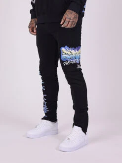 Bas De Jogging Imprimé Street Art -Monsieur Chic Soldes Boutique bas de jogging imprime street art 3