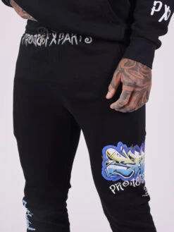 Bas De Jogging Imprimé Street Art -Monsieur Chic Soldes Boutique bas de jogging imprime street art 6