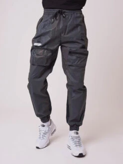 Bas De Jogging Réfléchissant Multi-poches 14 Bas De Jogging Réfléchissant Multi-poches -Monsieur Chic Soldes Boutique bas de jogging reflechissant multi poches 1 5