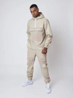 Bas De Jogging Simili Cuir Empiècement Matelassé -Monsieur Chic Soldes Boutique bas de jogging simili cuir empiecement matelasse 2040081 2