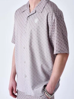 Chemise Imprimé Graphic Gaze Dégradé 16 Chemise Imprimé Graphic Gaze Dégradé -Monsieur Chic Soldes Boutique chemise imprime graphic gaze degrade 4