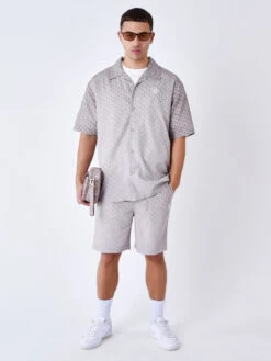 Chemise Imprimé Graphic Gaze Dégradé 18 Chemise Imprimé Graphic Gaze Dégradé -Monsieur Chic Soldes Boutique chemise imprime graphic gaze degrade 6