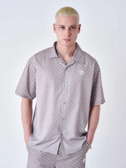 Chemise Imprimé Graphic Gaze Dégradé 20 Chemise Imprimé Graphic Gaze Dégradé -Monsieur Chic Soldes Boutique chemise imprime graphic gaze degrade 8