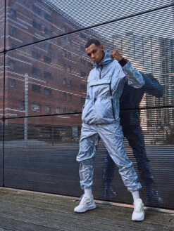 Coupe-vent Irisé à Logo