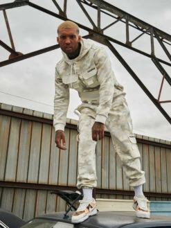 Sweat à Capuche Print Camouflage Poches Réflect 11 Sweat à Capuche Print Camouflage Poches Réflect -Monsieur Chic Soldes Boutique hoodie print camouflage poches reflect 2020101 2