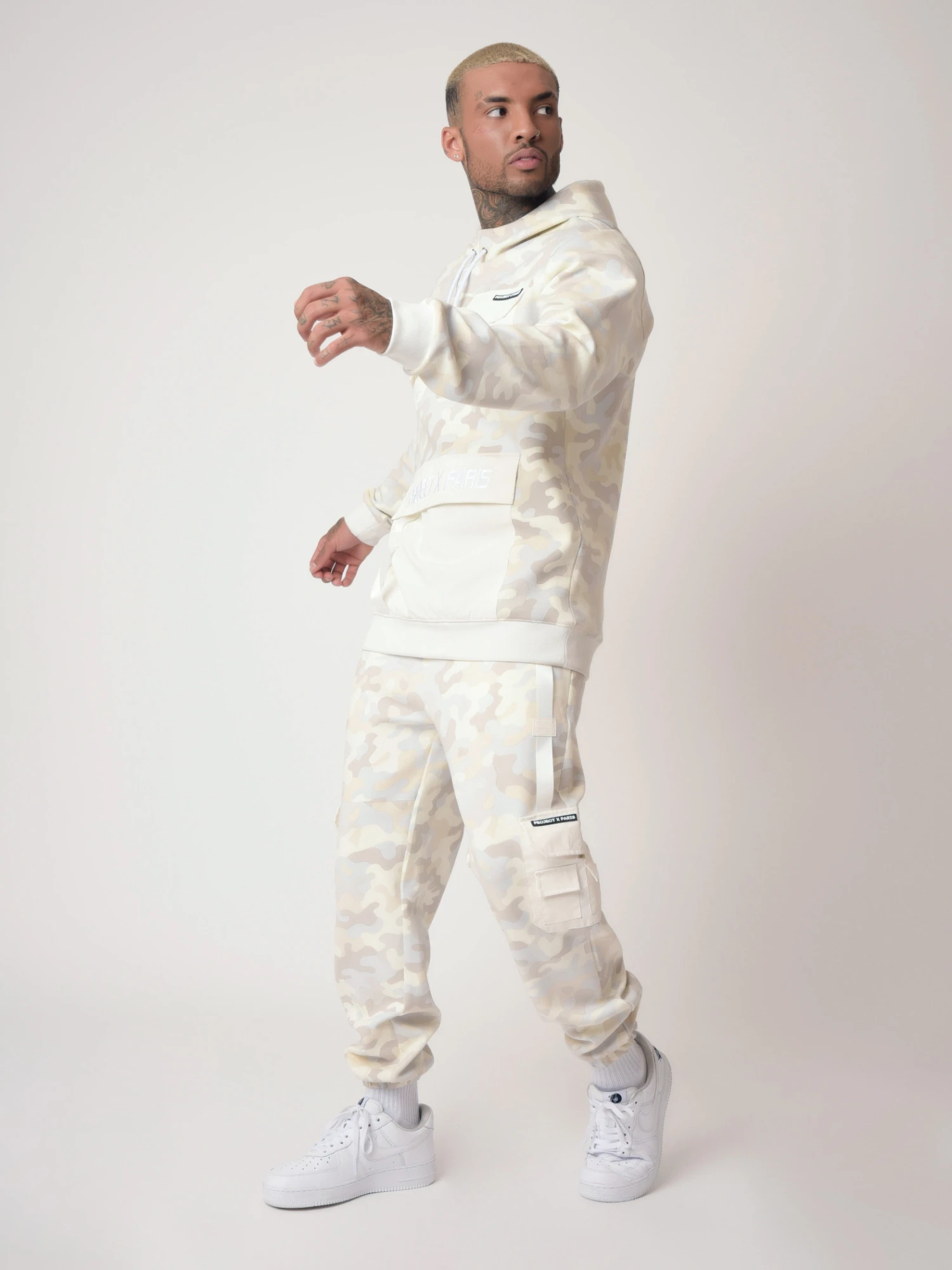 Sweat à Capuche Print Camouflage Poches Réflect 6 Sweat à Capuche Print Camouflage Poches Réflect – Image 4