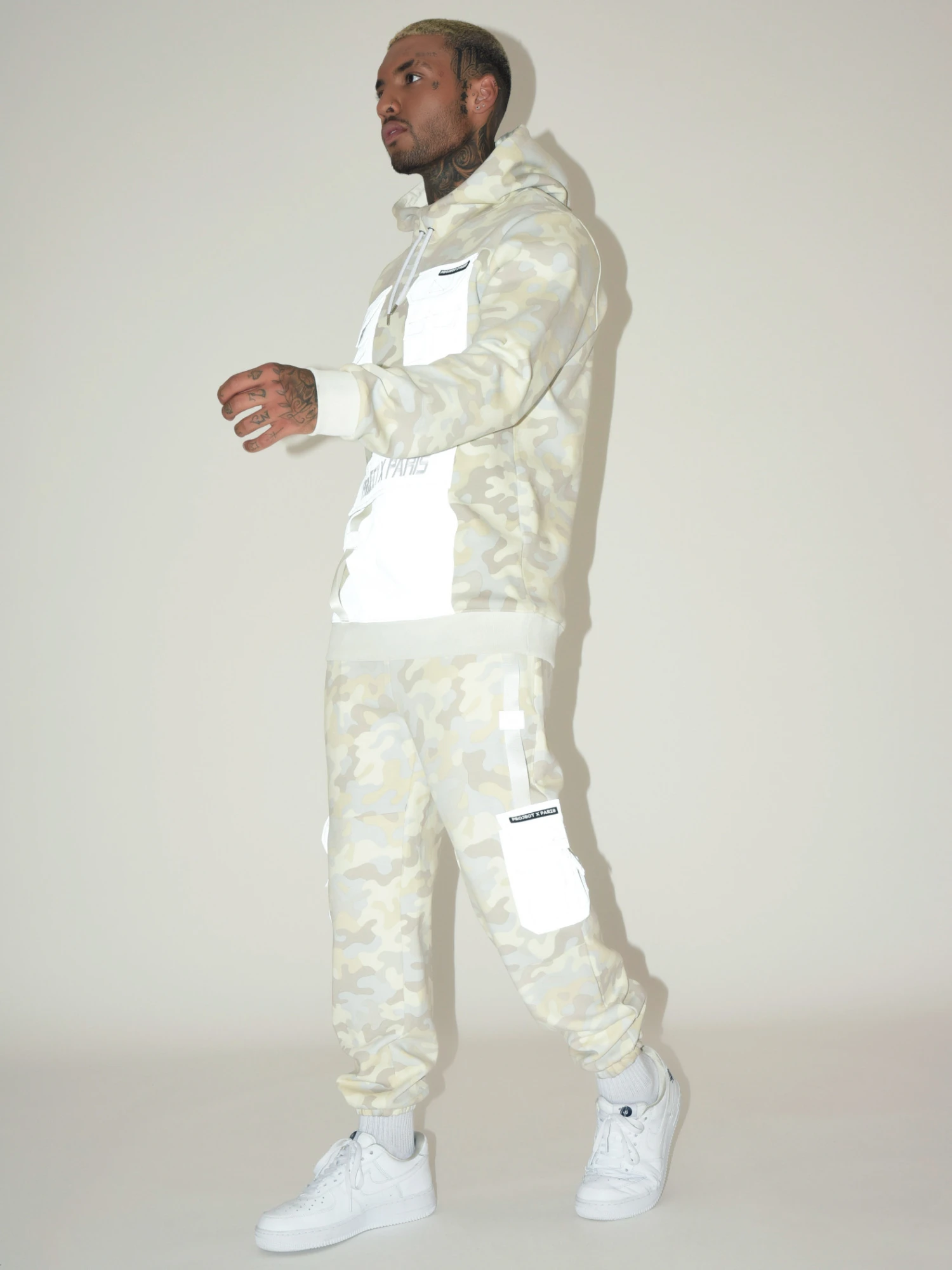 Sweat à Capuche Print Camouflage Poches Réflect 9 Sweat à Capuche Print Camouflage Poches Réflect – Image 7