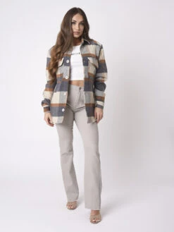 Surchemise Unisexe Motif Large Carreaux