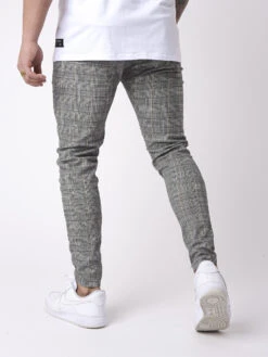 Pantalon Slim à Motif Carreaux 8 Pantalon Slim à Motif Carreaux -Monsieur Chic Soldes Boutique ih21403 1