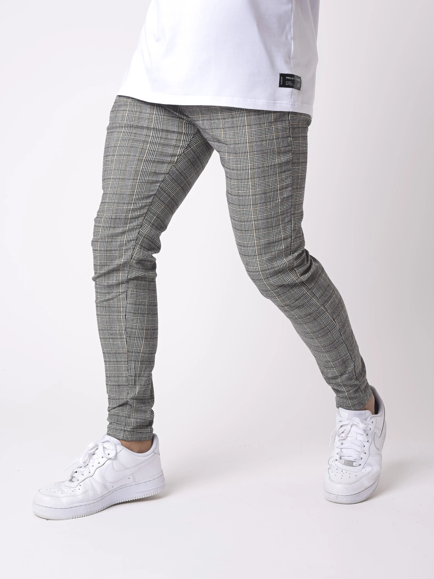 Pantalon Slim à Motif Carreaux 5 Pantalon Slim à Motif Carreaux – Image 3