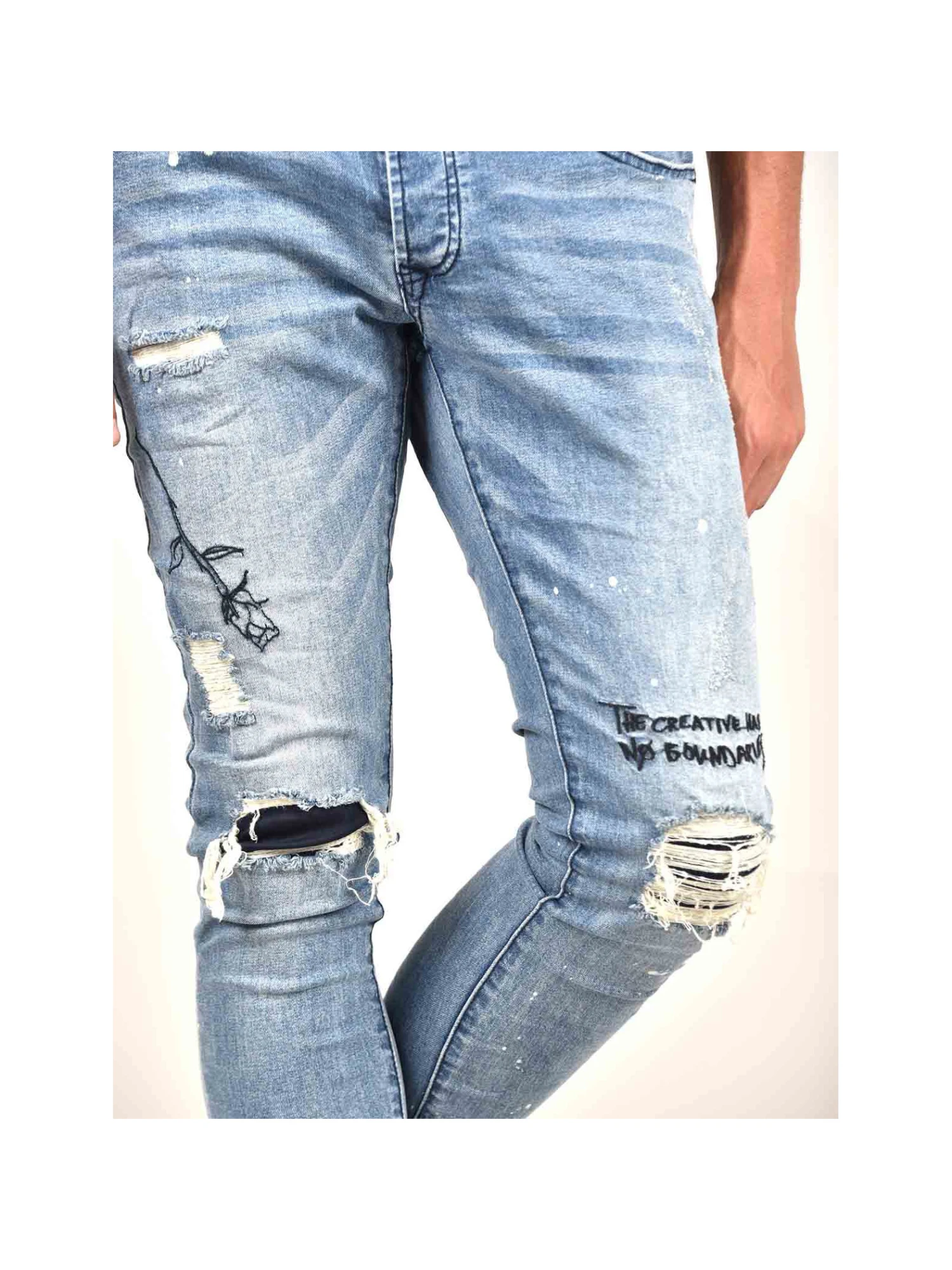 Jean Destroy Brodé 4 Jean Destroy Brodé – Image 2