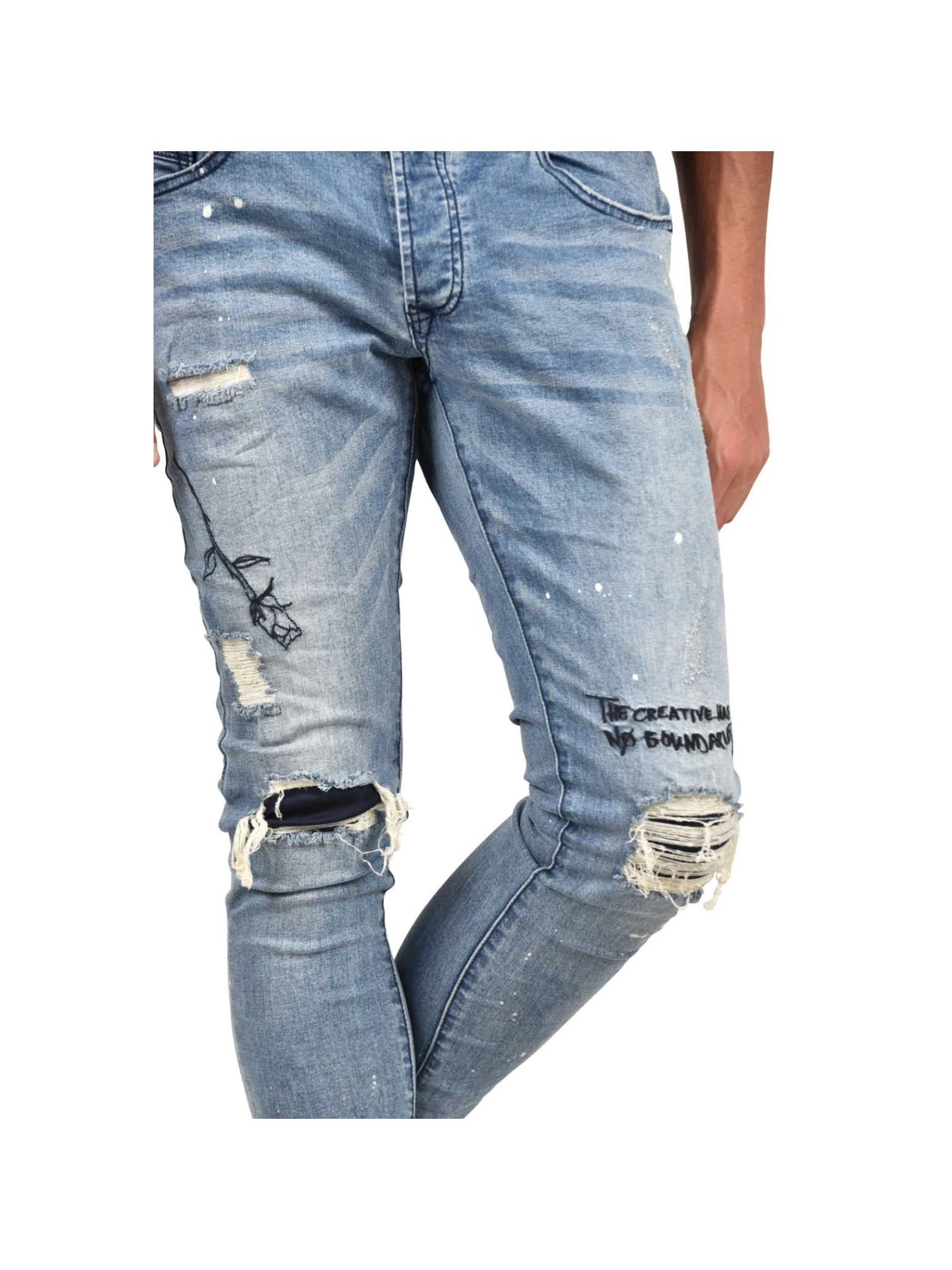 Jean Destroy Brodé 3 Jean Destroy Brodé