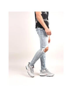 Jean Destroy Effet Taché -Monsieur Chic Soldes Boutique jean destroy effet tache 3