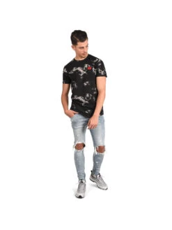 Jean Destroy Effet Taché -Monsieur Chic Soldes Boutique jean destroy effet tache 4