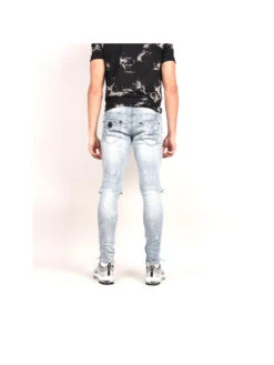 Jean Destroy Effet Taché -Monsieur Chic Soldes Boutique jean destroy effet tache 7