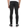 Jean Noir Skinny Avec Patchs -Monsieur Chic Soldes Boutique jean noir skinny avec patchs 88170002