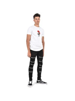 Jean Noir Skinny Avec Patchs 11 Jean Noir Skinny Avec Patchs -Monsieur Chic Soldes Boutique jean noir skinny avec patchs 88170002 4