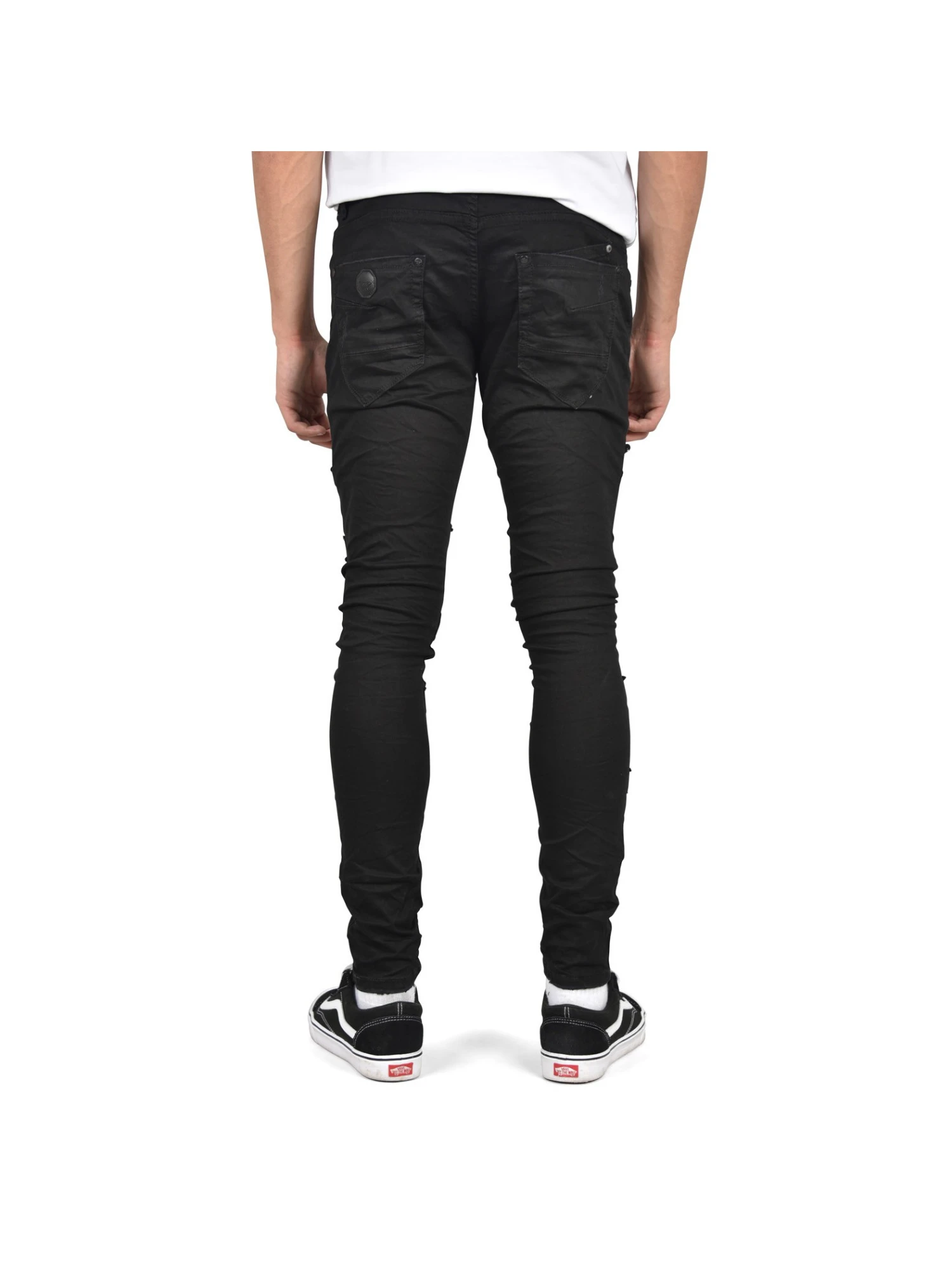 Jean Noir Skinny Avec Patchs 3 Jean Noir Skinny Avec Patchs