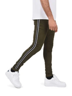 Jean Skinny Bandes Bicolores 11 Jean Skinny Bandes Bicolores -Monsieur Chic Soldes Boutique jean skinny bandes bicolores homme project x paris 4