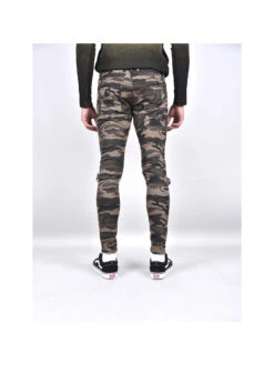 Jean Skinny Destroy CAMO 21 Jean Skinny Destroy CAMO -Monsieur Chic Soldes Boutique jean skinny destroy camo homme project x paris 9
