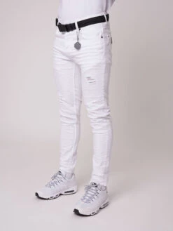 Jean Skinny Effet Usé Avec Trous -Monsieur Chic Soldes Boutique jean skinny effet use avec trous homme project x paris f19920 2