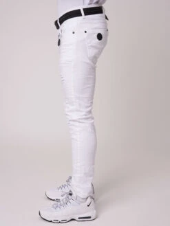 Jean Skinny Effet Usé Avec Trous -Monsieur Chic Soldes Boutique jean skinny effet use avec trous homme project x paris f19920 3