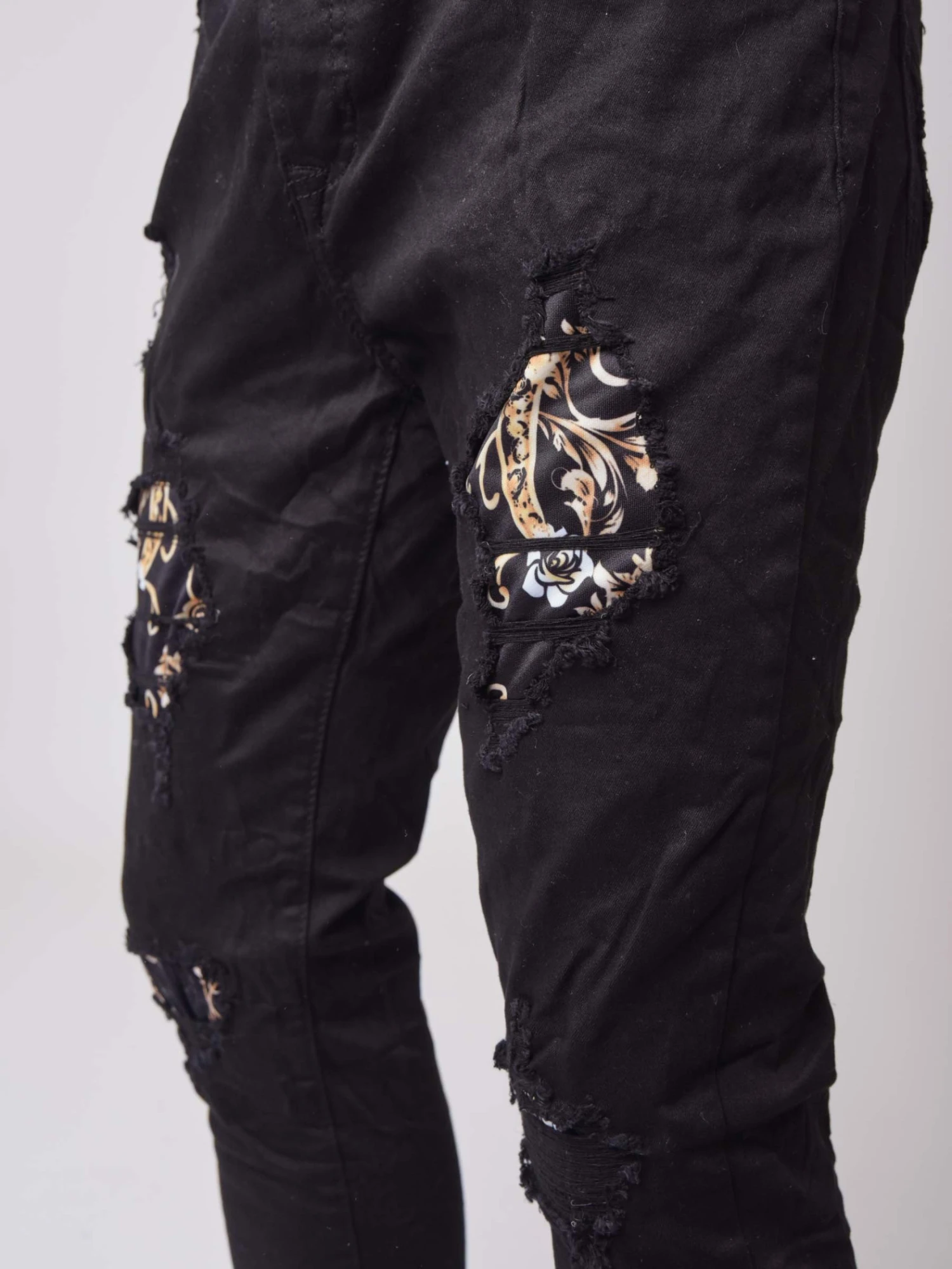 Jean Skinny Empiècement Baroque 4 Jean Skinny Empiècement Baroque – Image 2