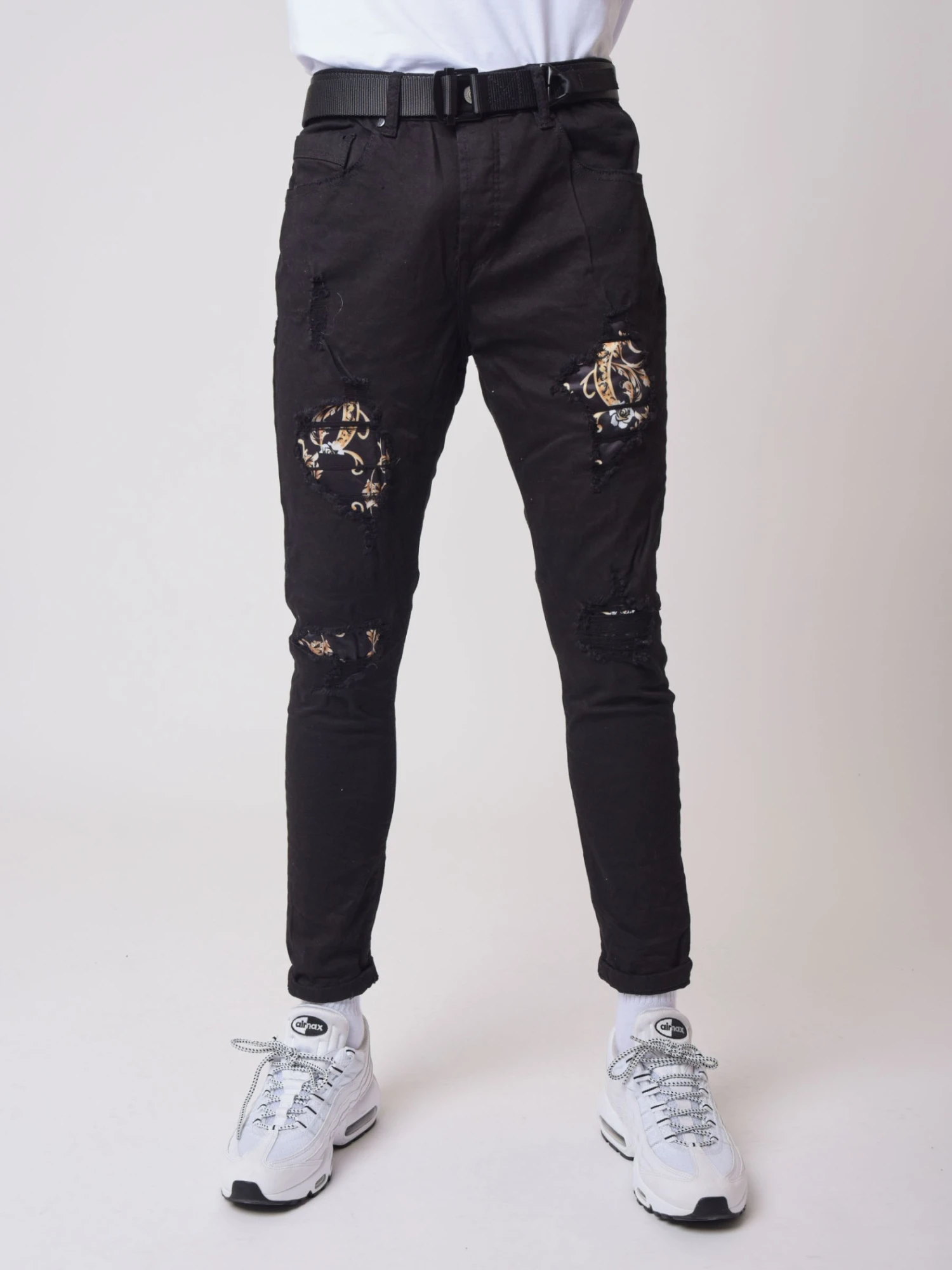 Jean Skinny Empiècement Baroque 7 Jean Skinny Empiècement Baroque – Image 5