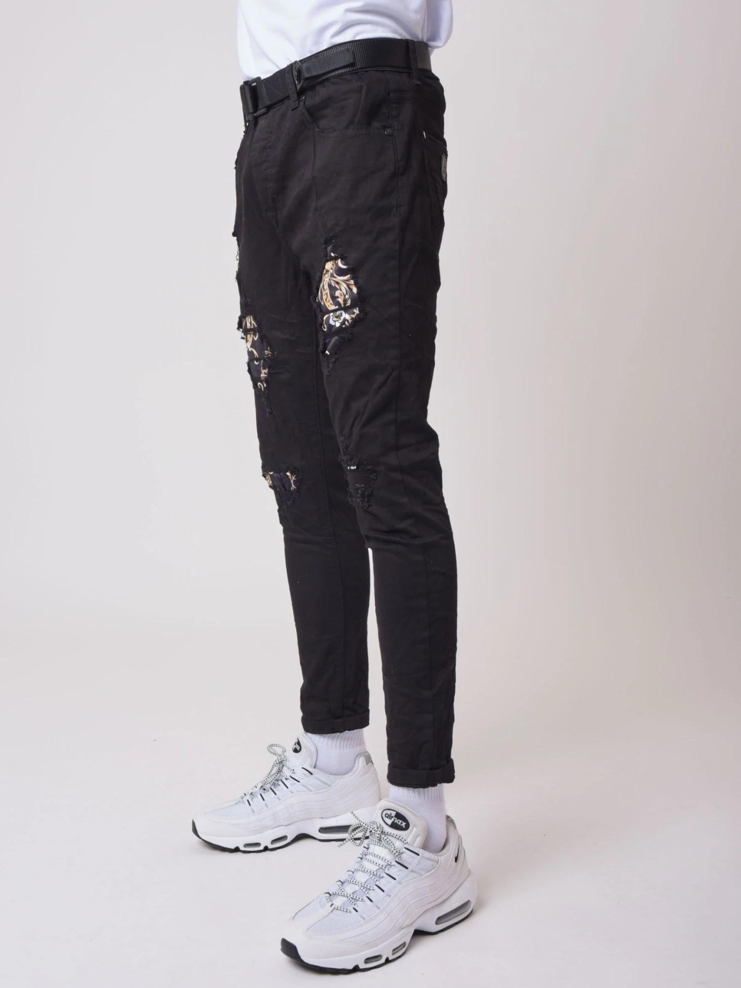 Jean Skinny Empiècement Baroque 8 Jean Skinny Empiècement Baroque – Image 6