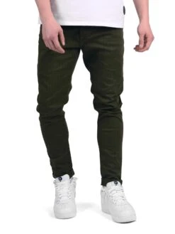 Jean Slim à Fines Rayures Verticales -Monsieur Chic Soldes Boutique jean slim a fines rayures verticales 88180058 2