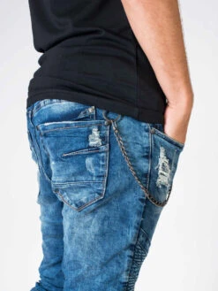 Jean Slim Biker 7 Jean Slim Biker -Monsieur Chic Soldes Boutique jean slim biker homme project x paris 88180081 2