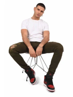 Jean Skinny Effet Destroy Bandes Sur Les Côtés 9 Jean Skinny Effet Destroy Bandes Sur Les Côtés -Monsieur Chic Soldes Boutique jean slim effet destroy bandes sur les cotes homme project x paris 2