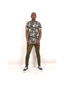 Jean Skinny Clouté -Monsieur Chic Soldes Boutique jeans cloute genoux 88179985 7