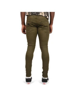 Jean Skinny Clouté -Monsieur Chic Soldes Boutique jeans cloute genoux 88179985 9