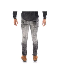 Jeans Délavé Slim 88169937 6 Jeans Délavé Slim 88169937 -Monsieur Chic Soldes Boutique jeans delave slim 88169937 1