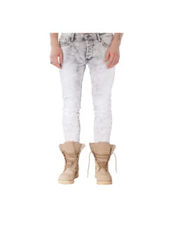 Jeans Délavé Slim 88169950 -Monsieur Chic Soldes Boutique jeans delave slim 88169950 1