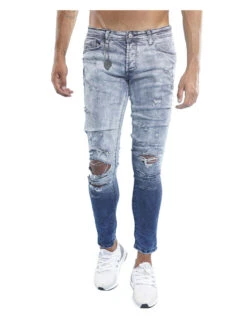 Jeans Délavé Slim 88169955 16 Jeans Délavé Slim 88169955 -Monsieur Chic Soldes Boutique jeans delave slim 88169955 6
