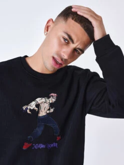 Sweat Col Rond Jujutsu Kaisen -Monsieur Chic Soldes Boutique jk07 3