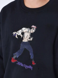Sweat Col Rond Jujutsu Kaisen -Monsieur Chic Soldes Boutique jk07 8