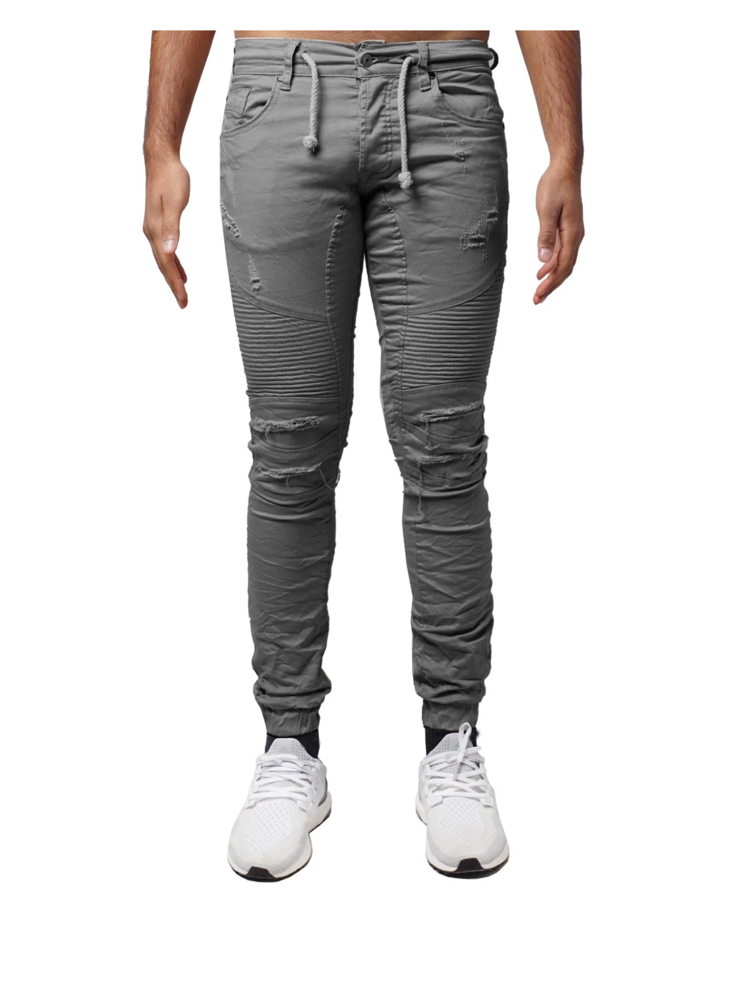 Jogg Jeans Slim Effet Biker 4 Jogg Jeans Slim Effet Biker – Image 2