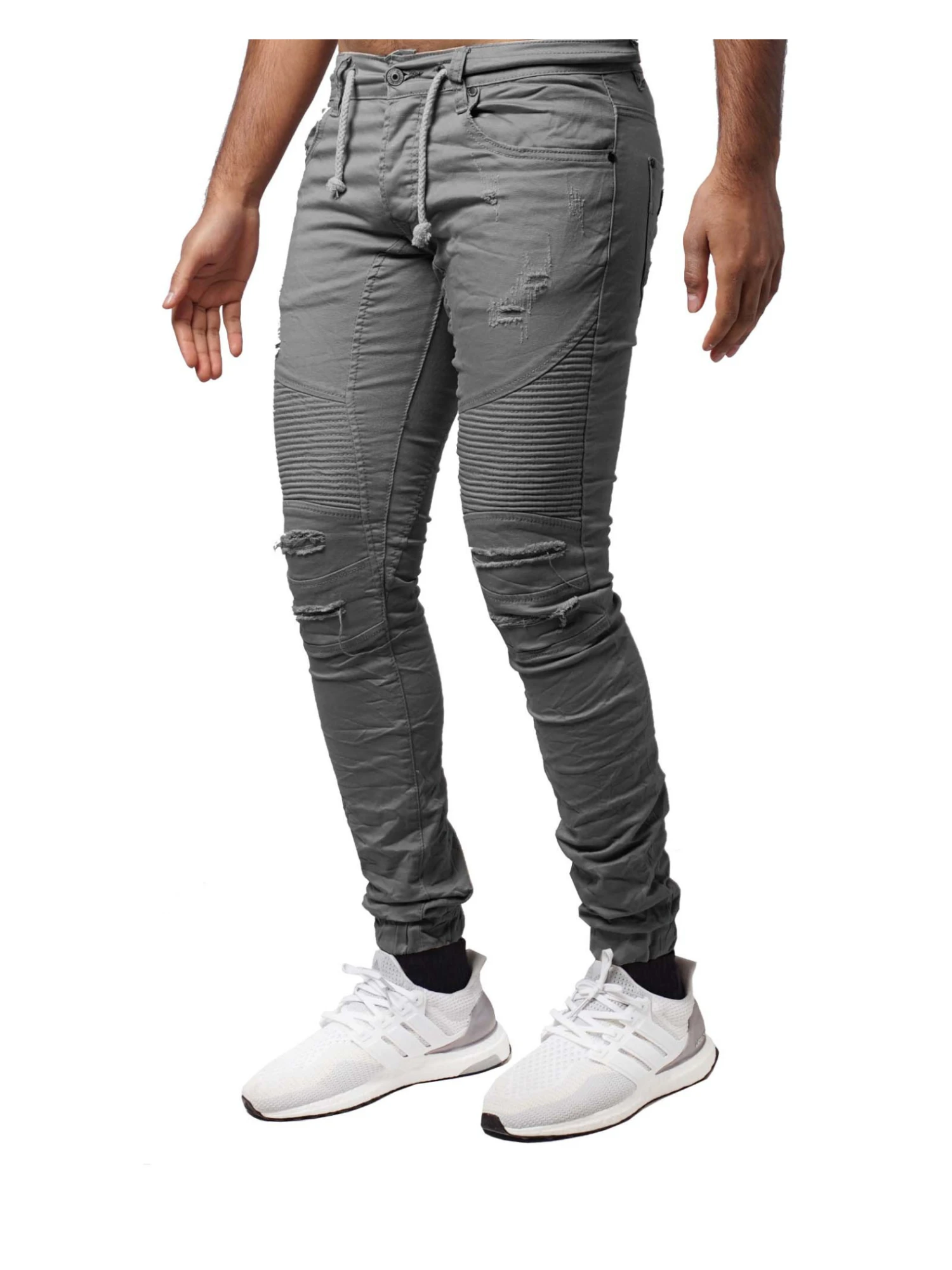 Jogg Jeans Slim Effet Biker 3 Jogg Jeans Slim Effet Biker