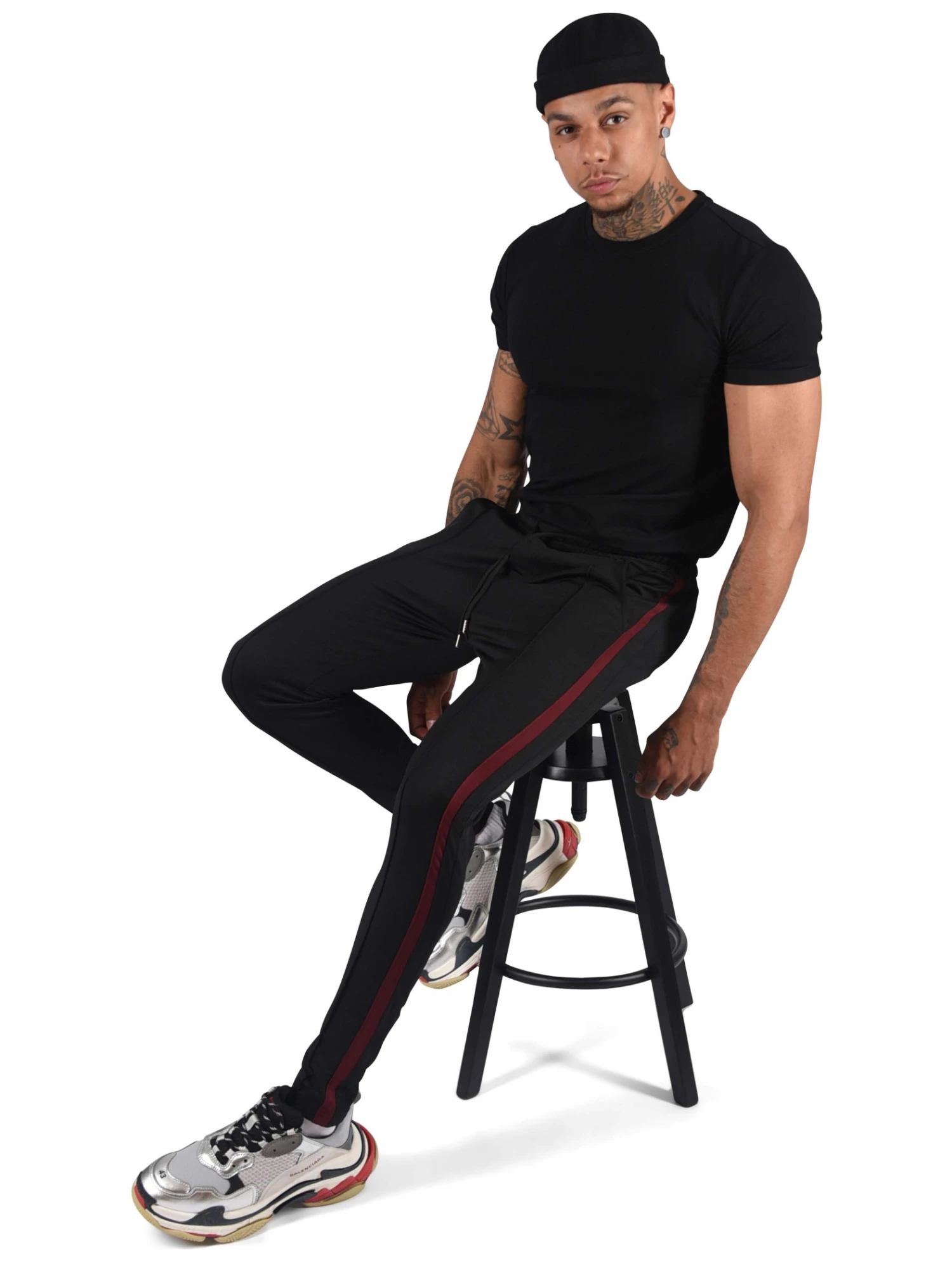 Pantalon De Jogging à Bandes Contrastées 10 Pantalon De Jogging à Bandes Contrastées – Image 8